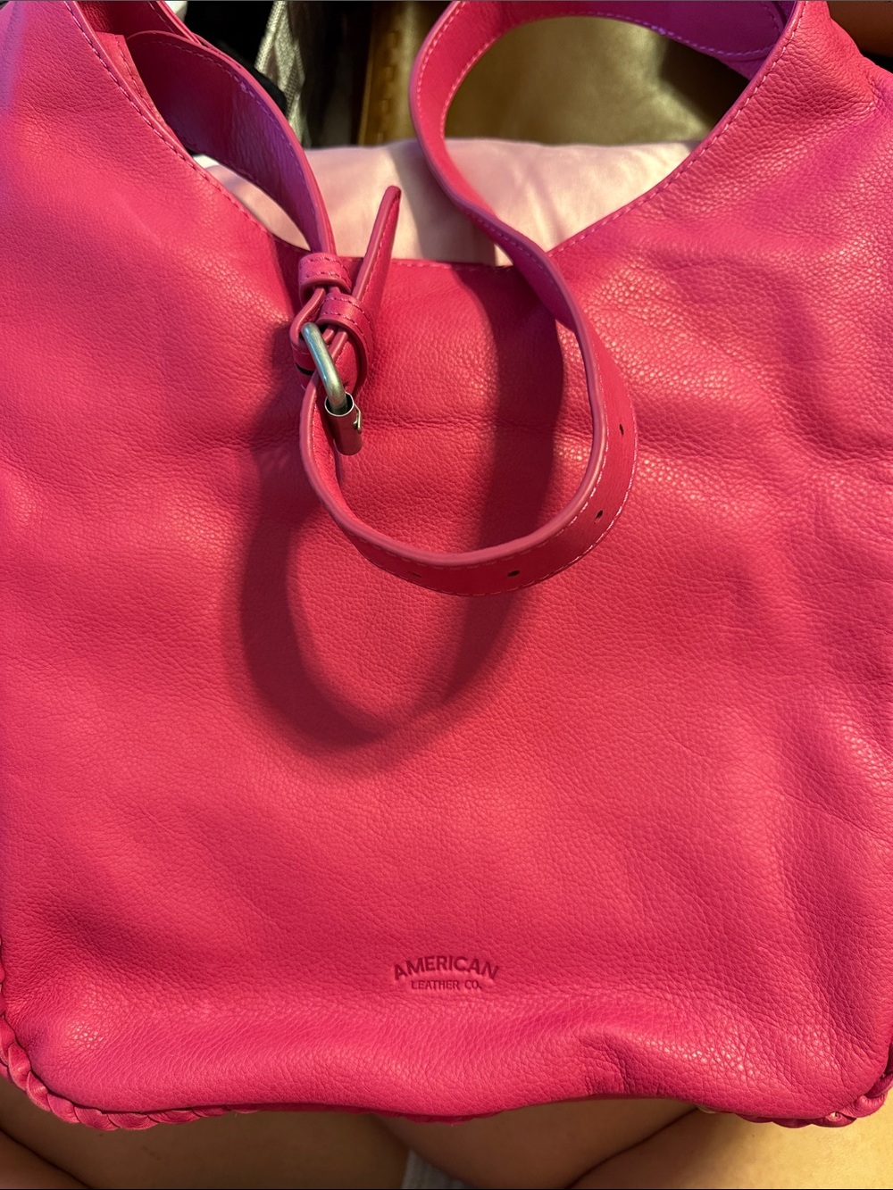 American Leather Co. Hot Pink Shoulder Bag